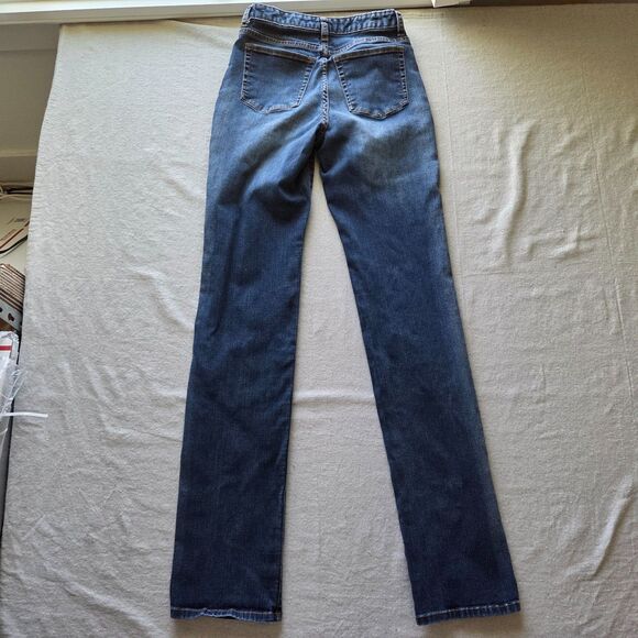 Boston Proper Jeans Womens Size 4L Mid Rise Straight Leg Stretch Plain Pocket - Picture 9 of 12
